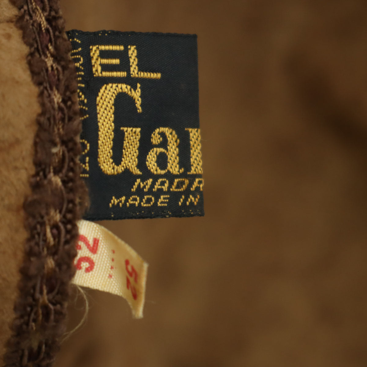 EL Gamo 80s スペイン製 ヴィンテージ ムートンコート 52 ブラウン系 メンズ