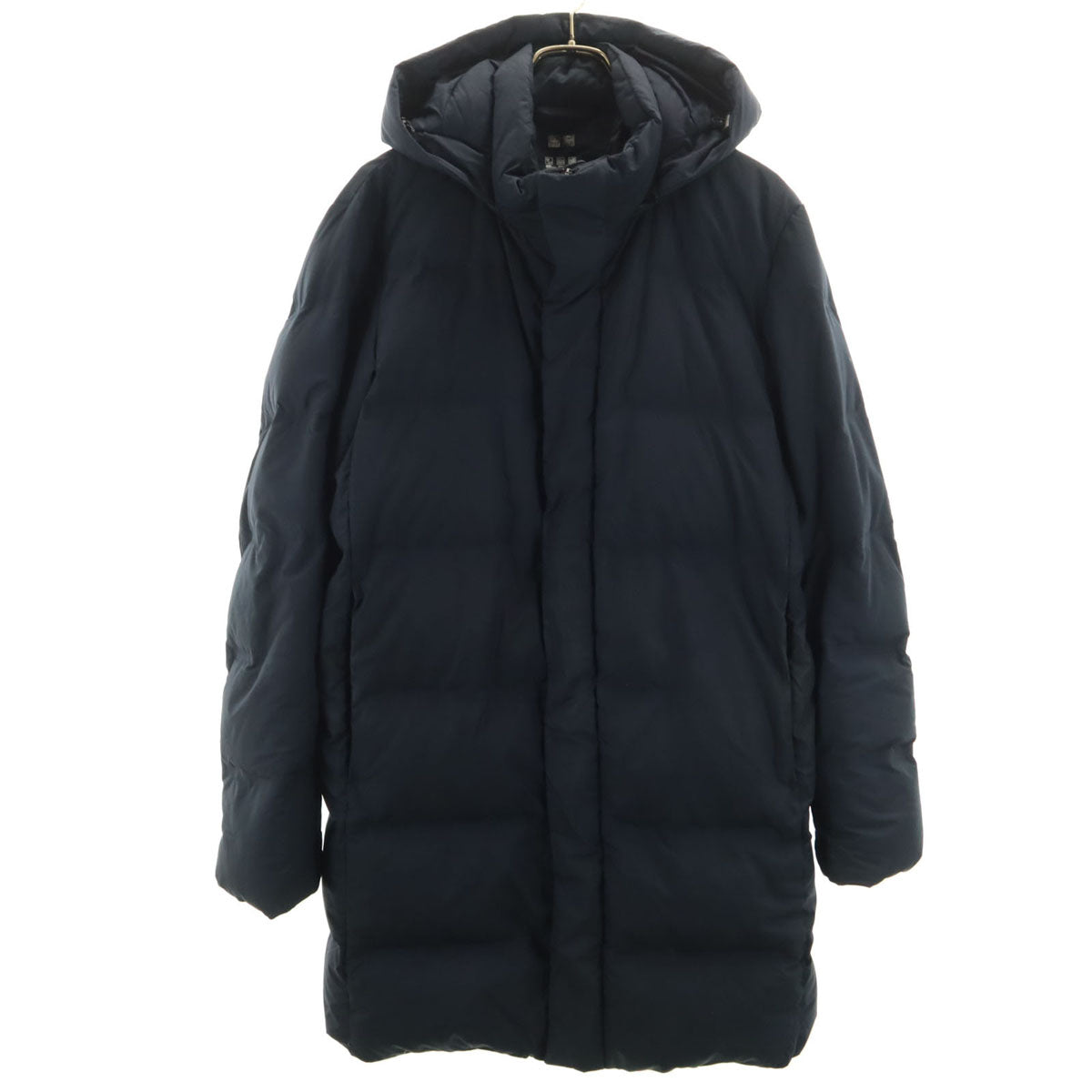 UNIQLO ユニクロ シームレス ダウンコート L ネイビー メンズ