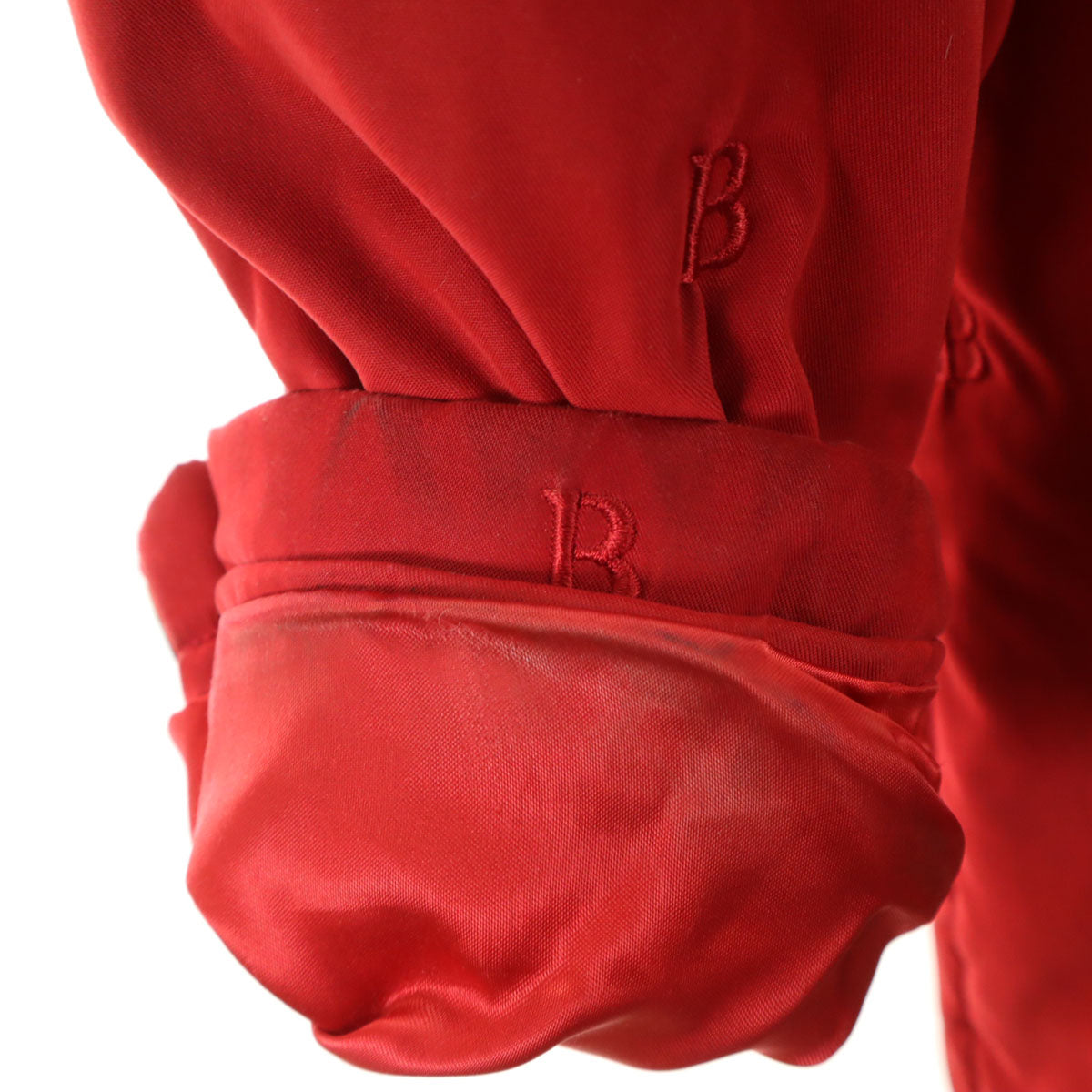 Burberrys バーバリーズ 90s オールド B刺繍 中綿コート 7AR レッド 三陽商会 レディース