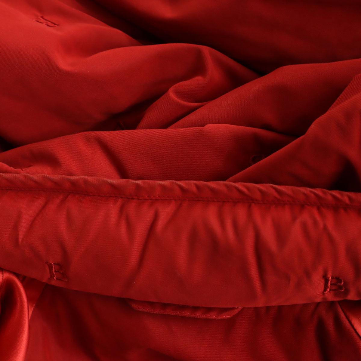 Burberrys バーバリーズ 90s オールド B刺繍 中綿コート 7AR レッド 三陽商会 レディース