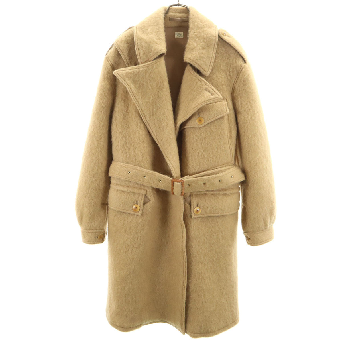 yosyo 日本製 ウールコート L ベージュ ビームス レディース