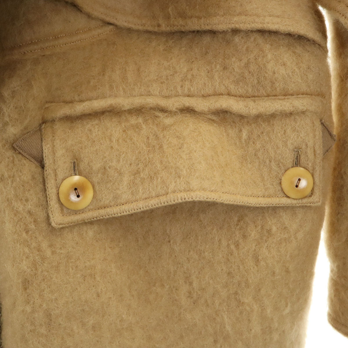 yosyo 日本製 ウールコート L ベージュ ビームス レディース