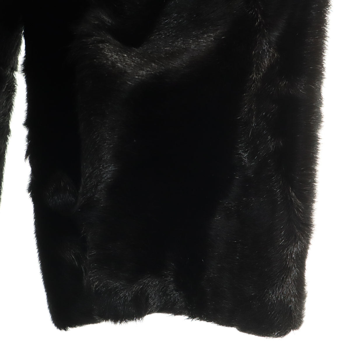 美品 毛皮コート 11 ブラック レディース