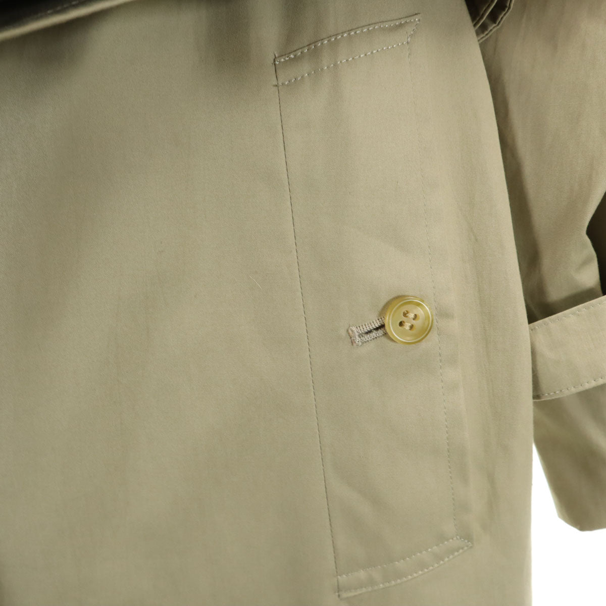 Burberrys バーバリーズ 90s オールド ワッシャー加工 トレンチコート 11AR カーキベージュ ライナー付き レディース