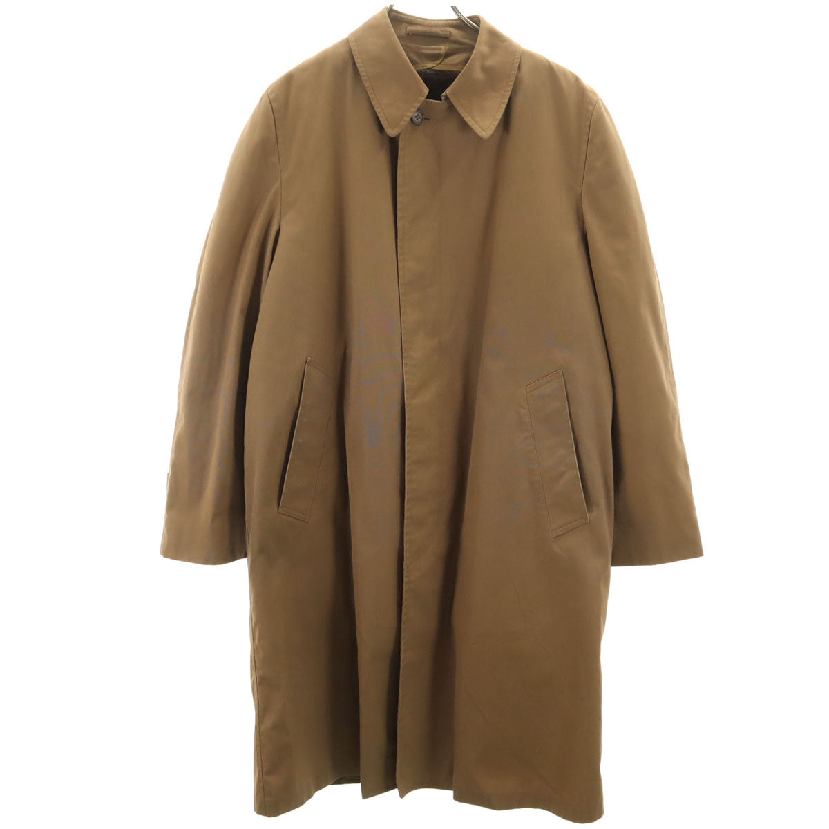 LONDON FOG ロンドンフォグ 80s ヴィンテージ ステンカラーコート 40 ブラウン ライナー付き メンズ