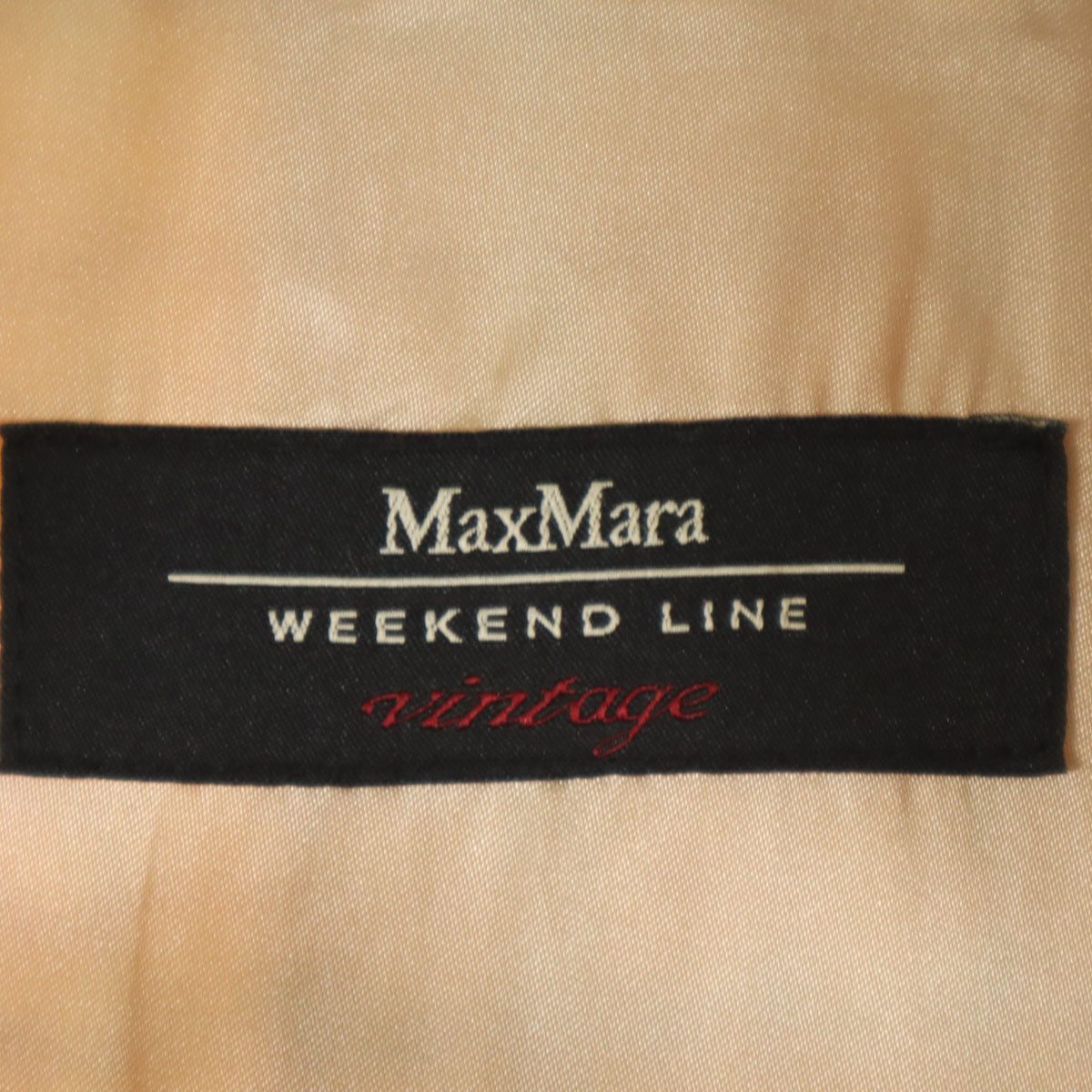 MaxMara WEEKEND LINE マックスマーラ ウィークエンドライン ツイード ステンカラーコート 38 マルチ レディース