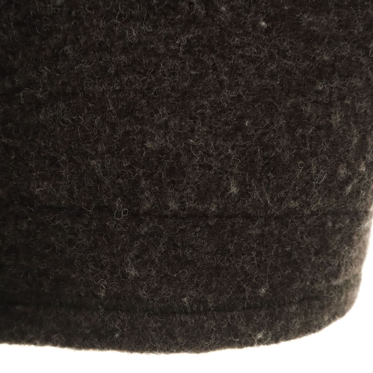 HUNTING WORLD ハンティングワールド イタリア製 圧縮ウール ダッフルコート XL チャコールグレー レディース