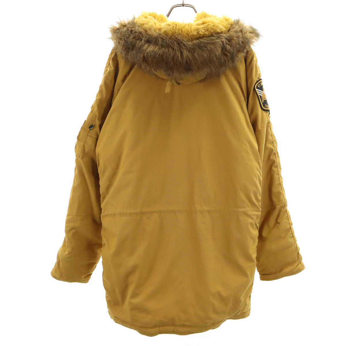 ALPHA INDUSTRIES INC アルファインダストリーズ 中綿コート M マスタード メンズ