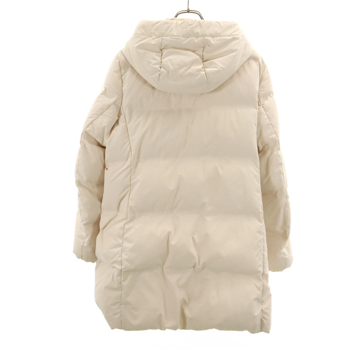 UNIQLO ユニクロ シームレス ダウンコート XL アイボリー レディース