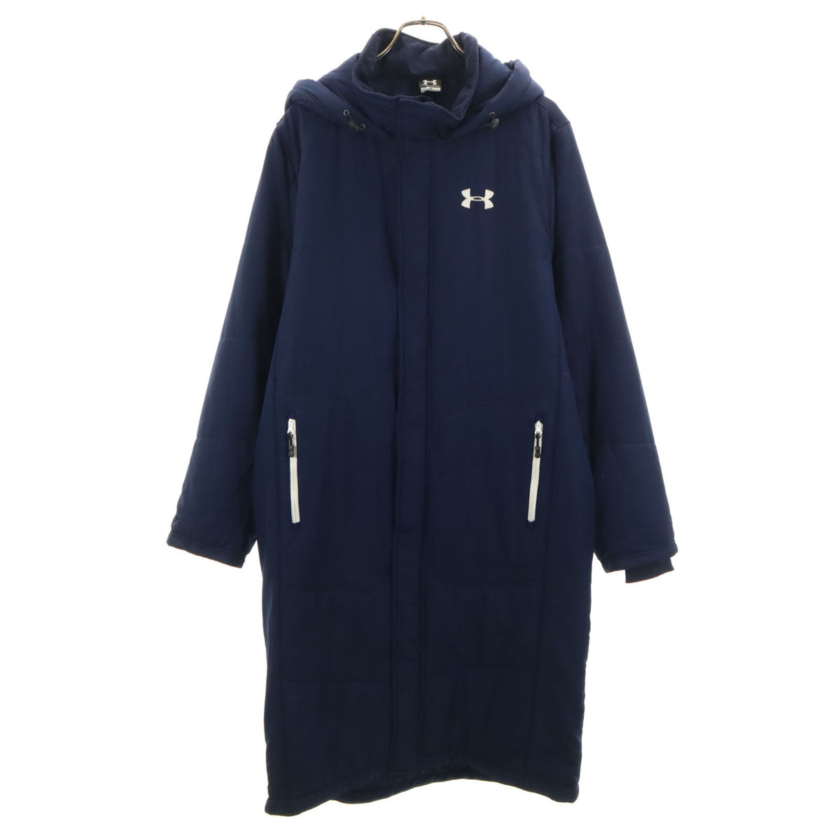 UNDER ARMOUR アンダーアーマー トレーニング 中綿 ベンチコート LG ネイビー メンズ