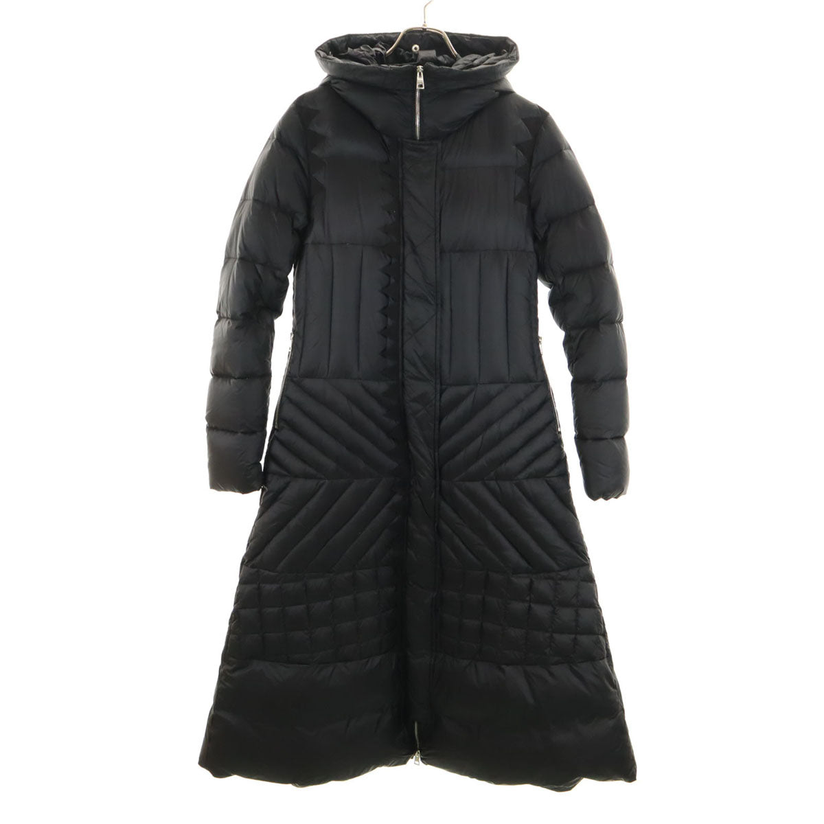 ROSSIGNOL ロシニョール イタリア製 ダウンコート M ブラック レディース