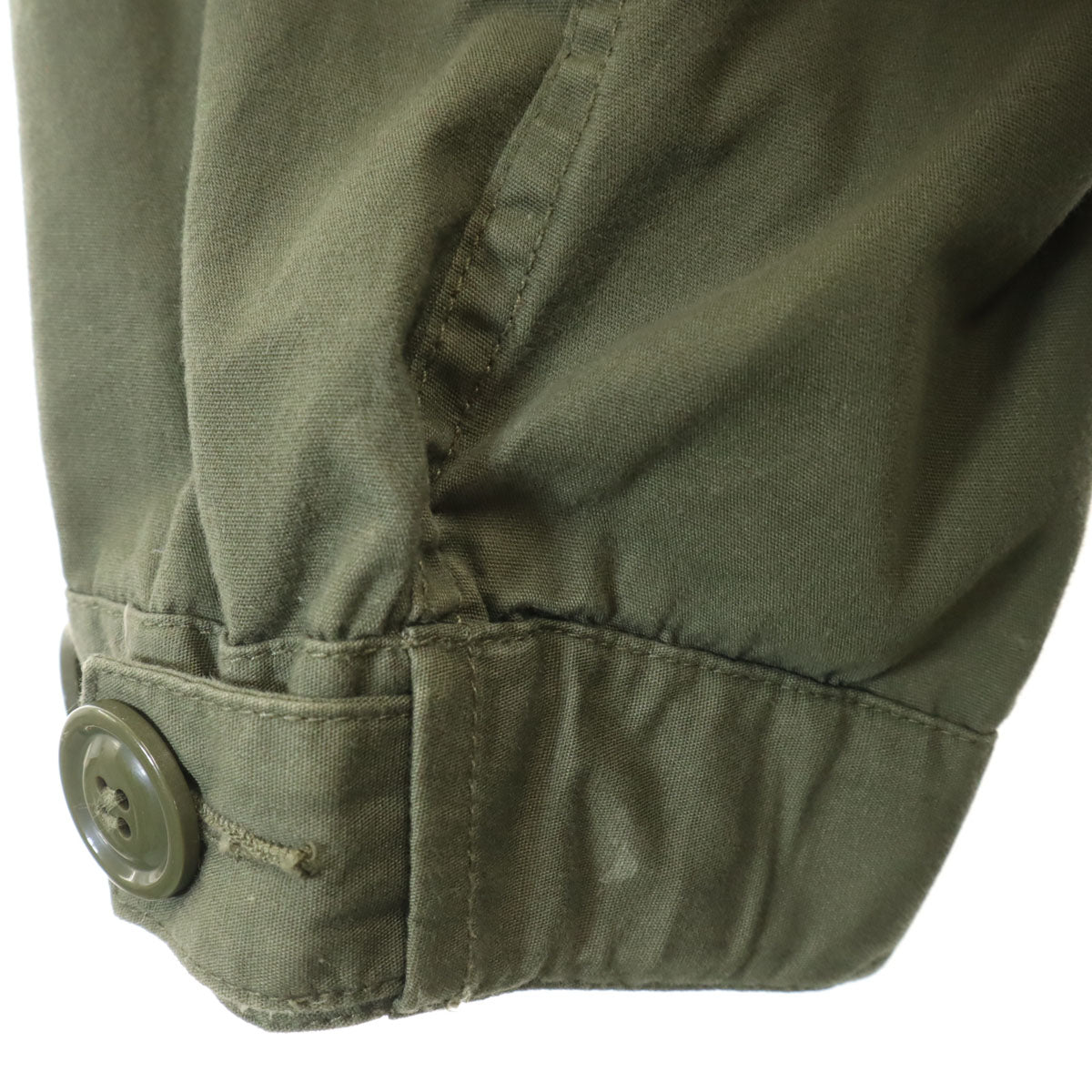 HOUSTON ヒューストン モッズコート XS カーキ ライナー付き メンズ