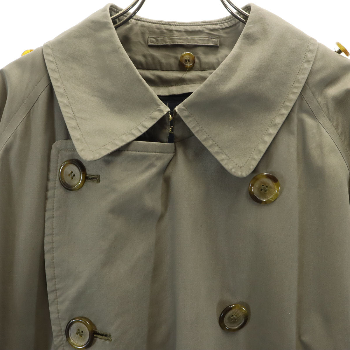 Burberrys バーバリーズ 80s 90s オールド トレンチコート 44 オリーブ系 ライナー付き メンズ