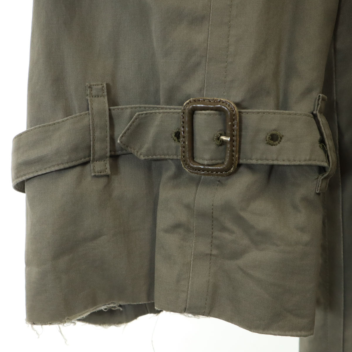 Burberrys バーバリーズ 80s 90s オールド トレンチコート 44 オリーブ系 ライナー付き メンズ