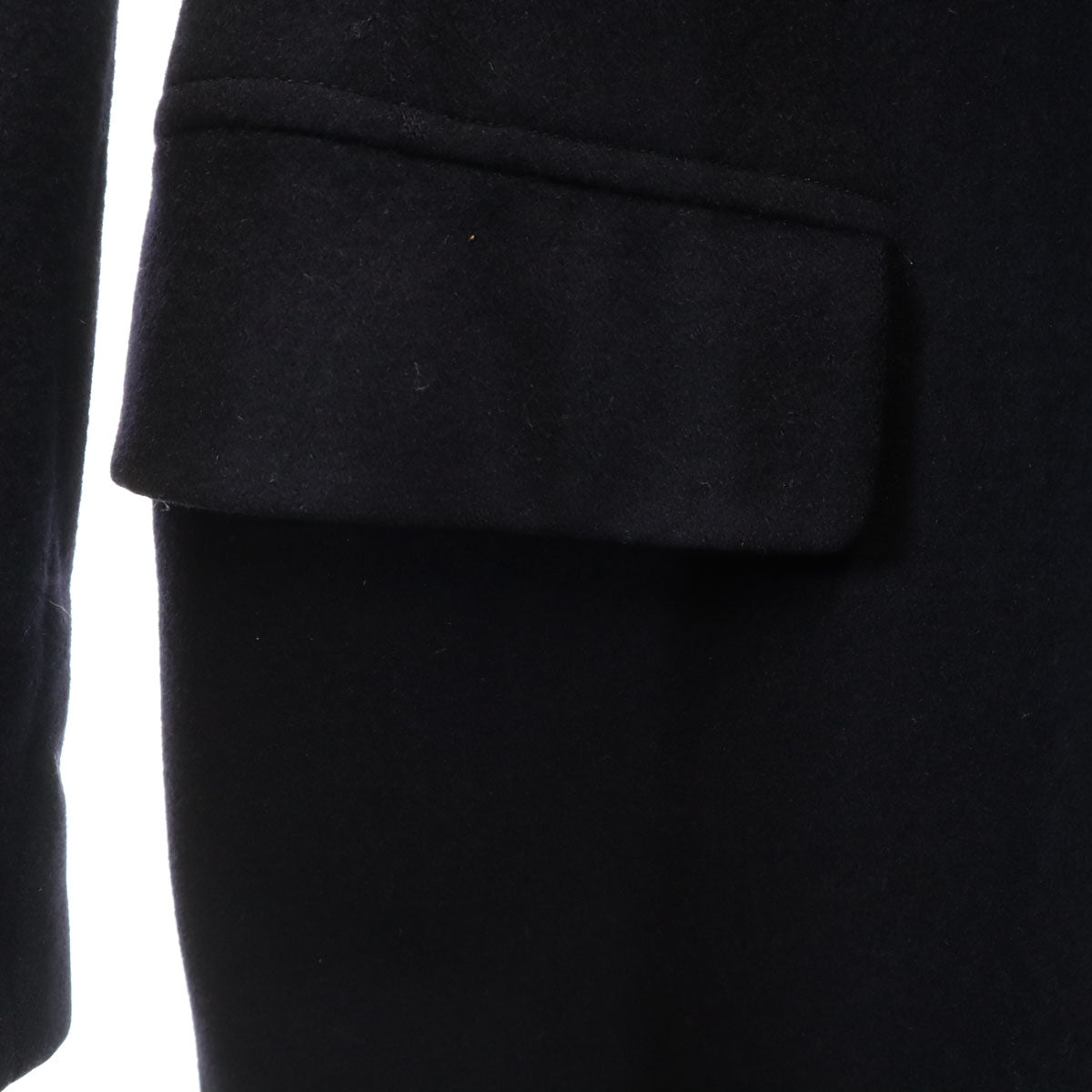 YVES SAINT LAURENT イヴサンローラン チェスターコート 濃紺 メンズ