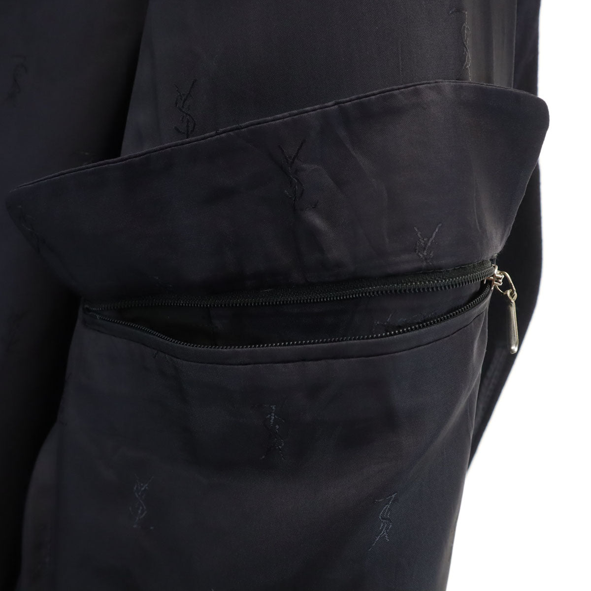 YVES SAINT LAURENT イヴサンローラン チェスターコート 濃紺 メンズ