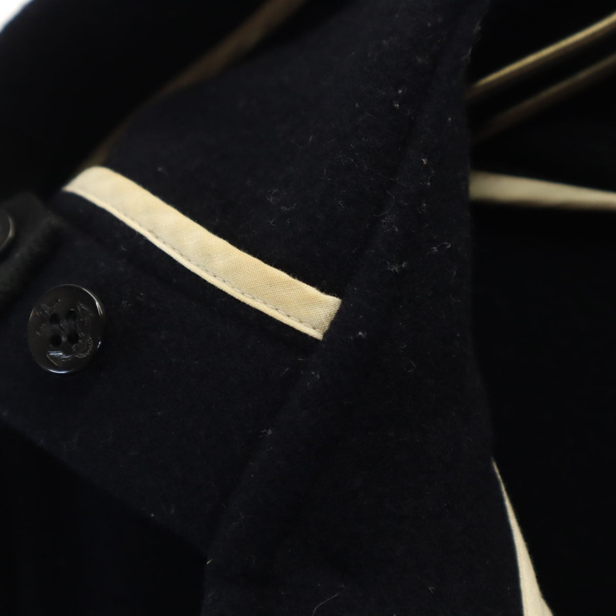 ORCIVAL オーシバル メルトン ダッフルコート 1 ネイビー レディース