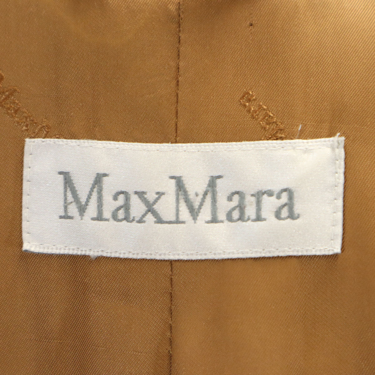 MAXMARA STUDIO マックスマーラステュディオ イタリア製 ダブルブレスト ウールコート ブラウン レディース