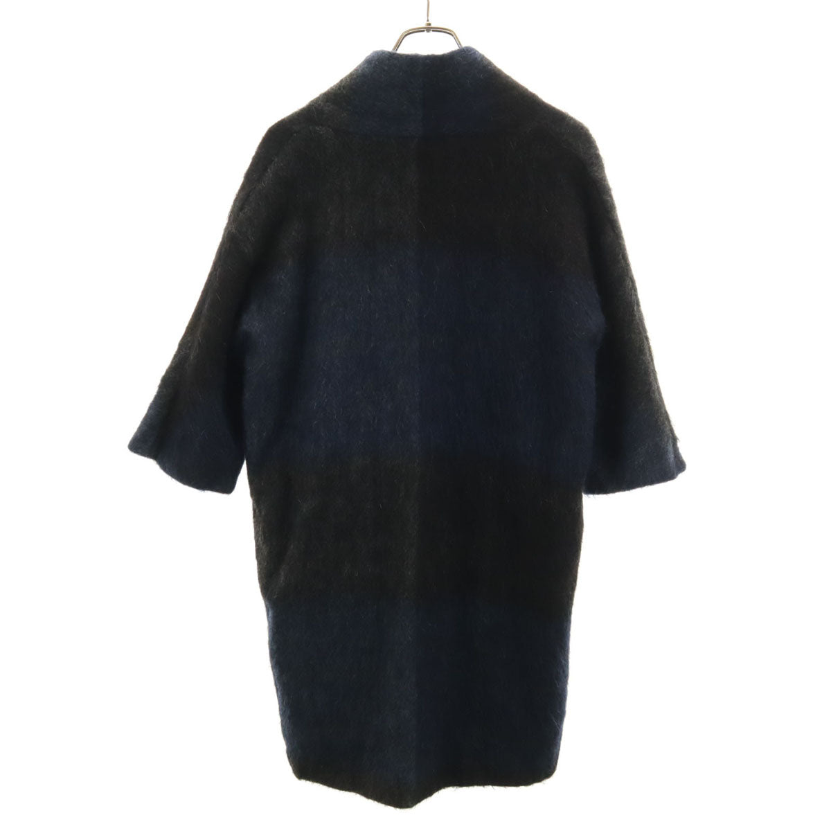 美品 STEPHAN SCHNEIDER ステファン シュナイダー ベルギー製 7分袖 ウールコート 1 ネイビー レディース