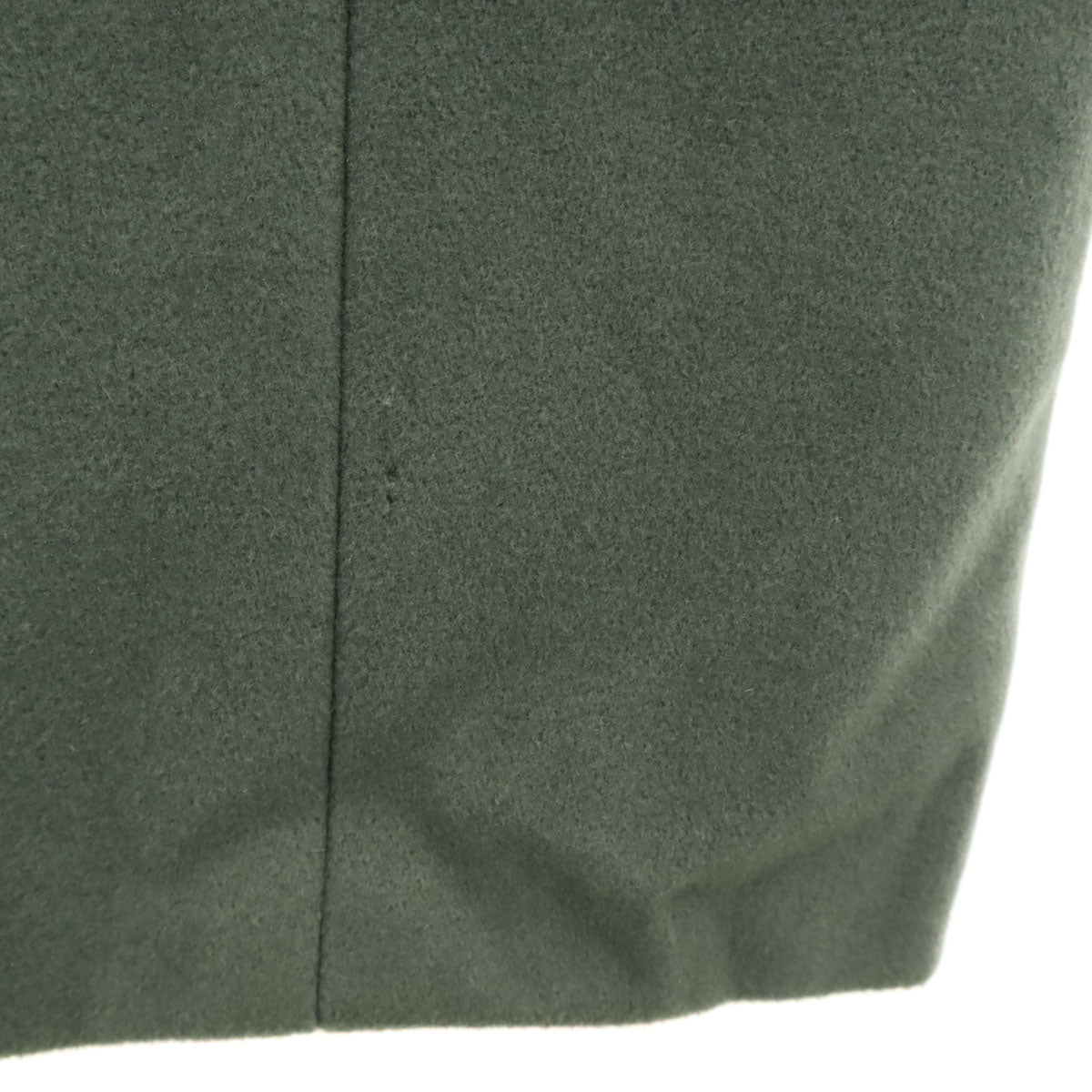 KBF ケービーエフ ノーカラーコート ONE SIZE グリーングレー レディース