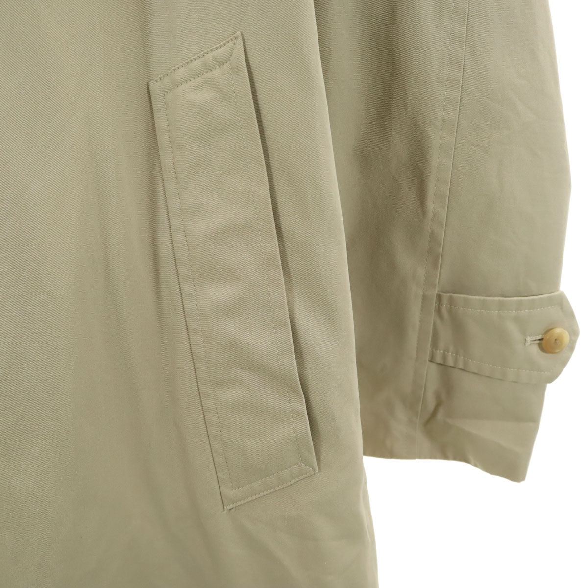 BURBERRY LONDON バーバリーロンドン 日本製 ステンカラーコート 92-170 ベージュ 三陽商会 ライナー付き メンズ