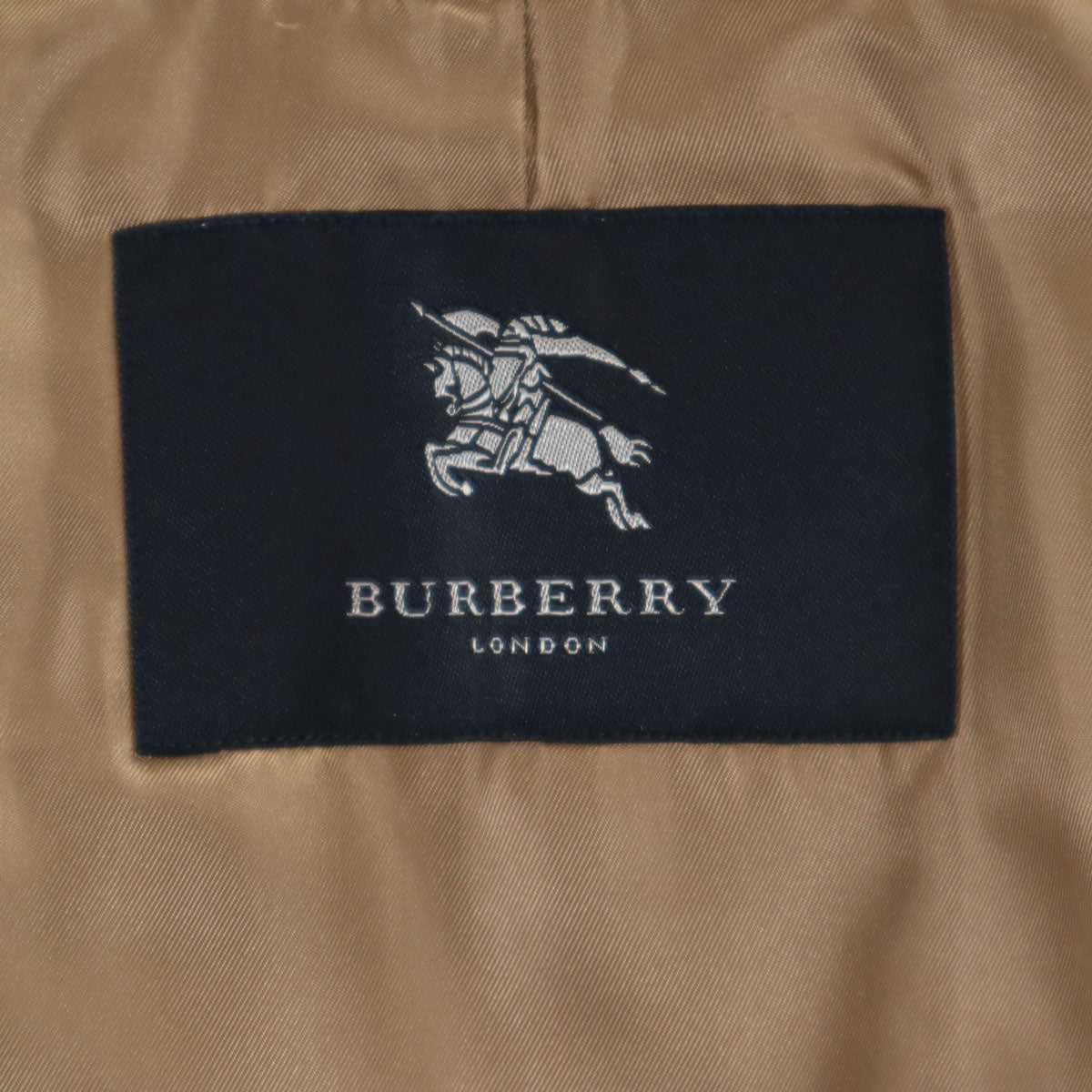 BURBERRY LONDON バーバリーロンドン 日本製 ステンカラーコート 92-170 ベージュ 三陽商会 ライナー付き メンズ
