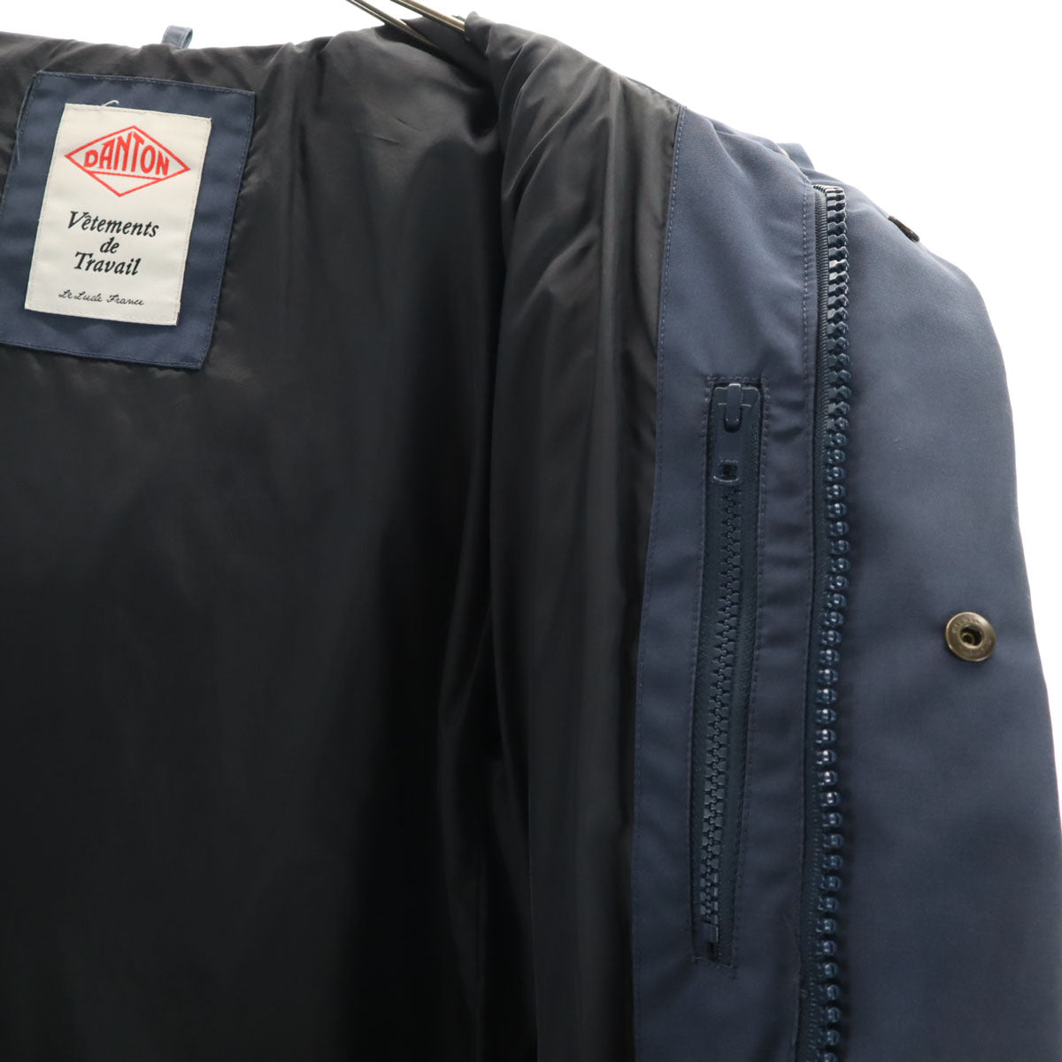 Danton ダントン ダウンコート 36 ネイビー レディース