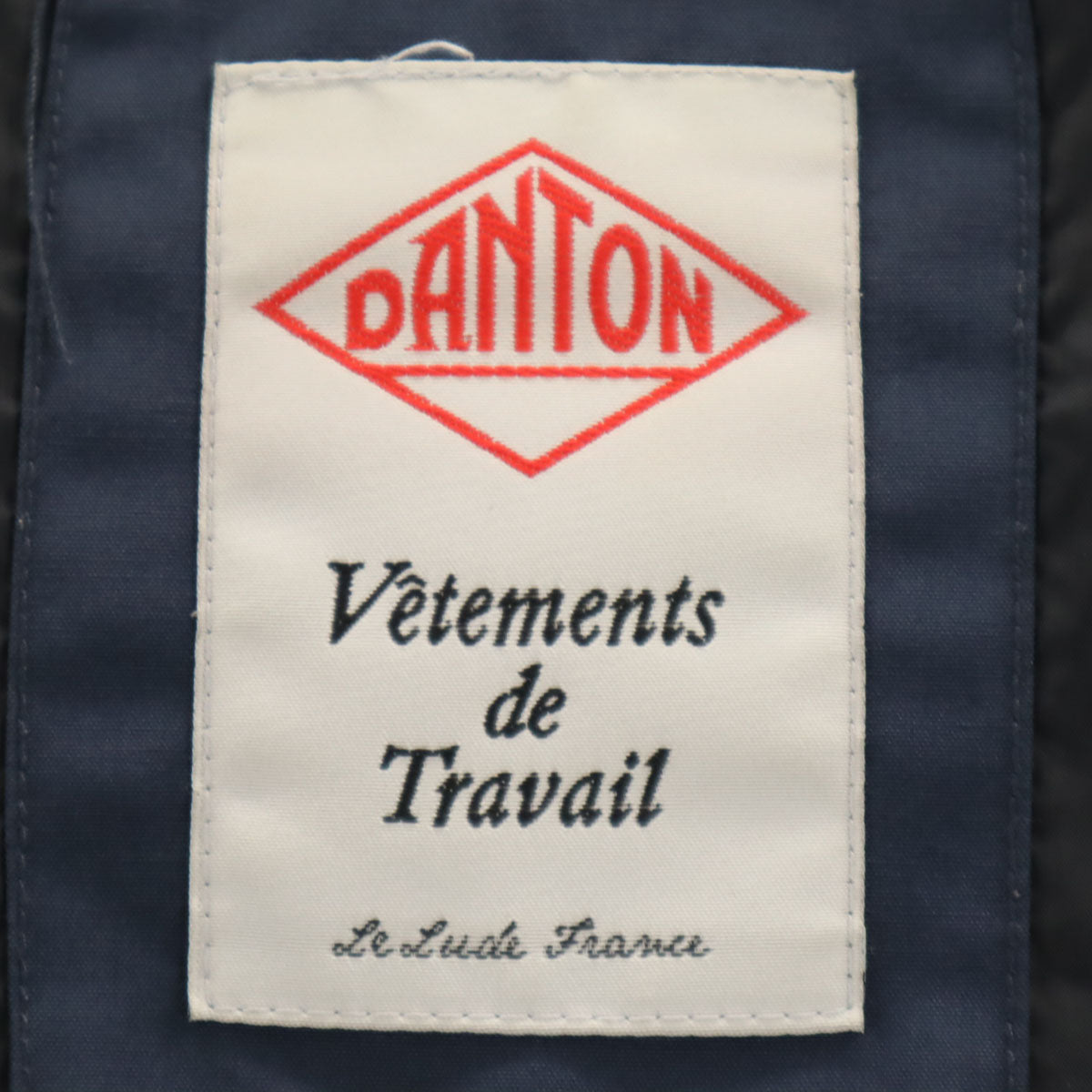 Danton ダントン ダウンコート 36 ネイビー レディース