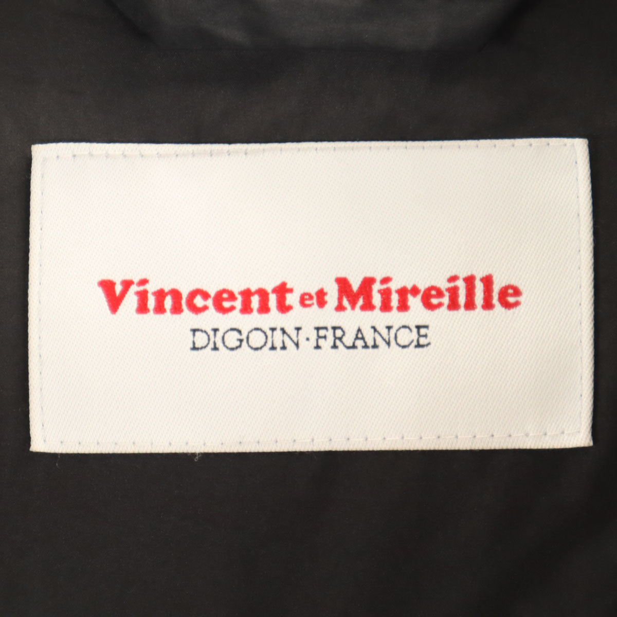 Vincent et Mireille ヴァンソンエミレイユ ダウンコート 40 ブラック レディース
