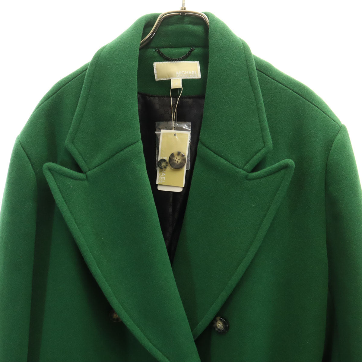 MICHAEL MICHAEL KORS マイケルマイケルコース ロングコート M グリーン系 タグ付き未使用 レディース
