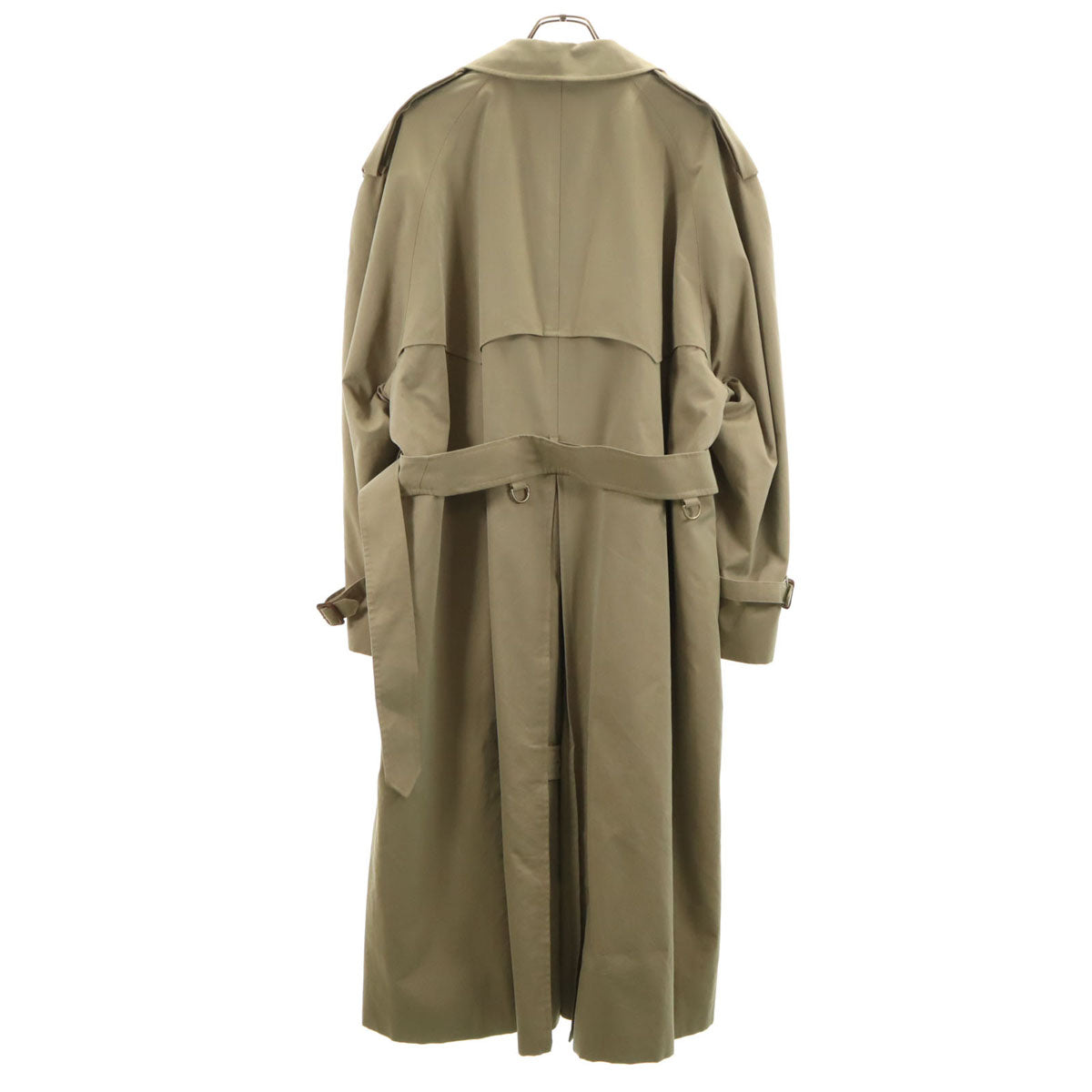 Aquascutum アクアスキュータム 90s オールド トレンチコート 42 カーキベージュ ライナー付き メンズ