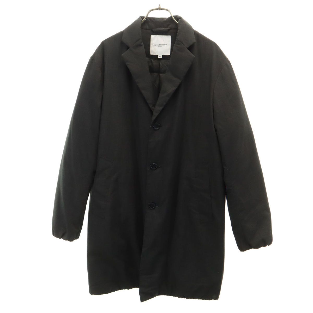 美品 URBAN RESEARCH アーバンリサーチ チェスター ダウンコート M チャコールグレー メンズ