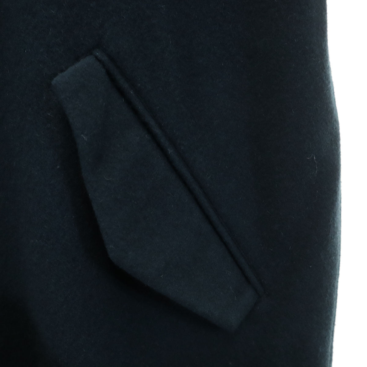 STUDIOUS ステュディオス 日本製 ウールブレンド ロングコート 2 ネイビー メンズ