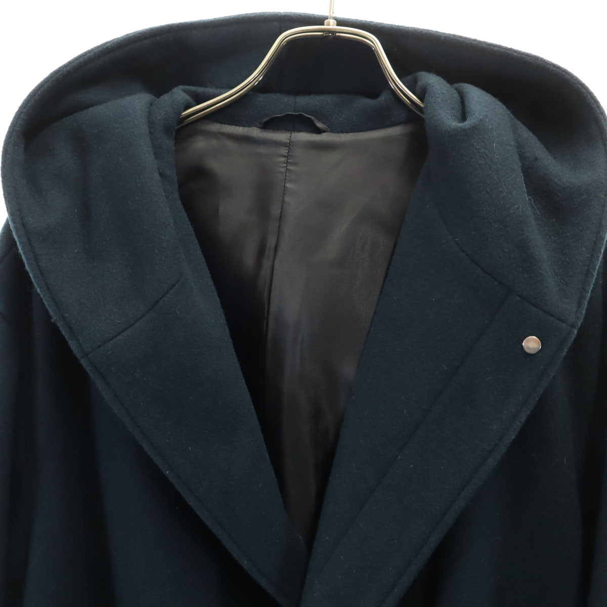 STUDIOUS ステュディオス 日本製 ウールブレンド ロングコート 2 ネイビー メンズ