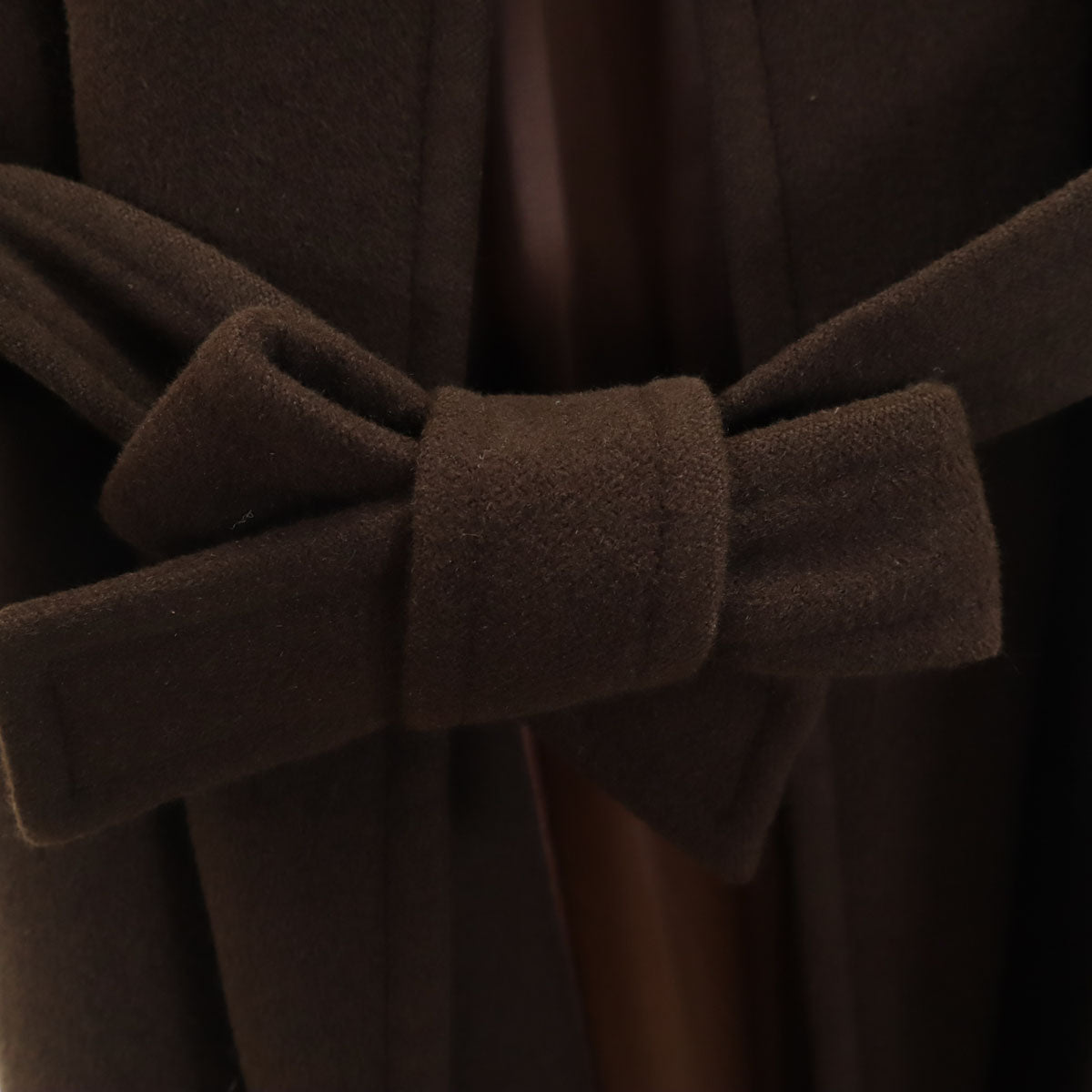 RALPH RALPH LAUREN ラルフラルフローレン 日本製 アンゴラブレンド ガウンコート 11 ブラウン レディース