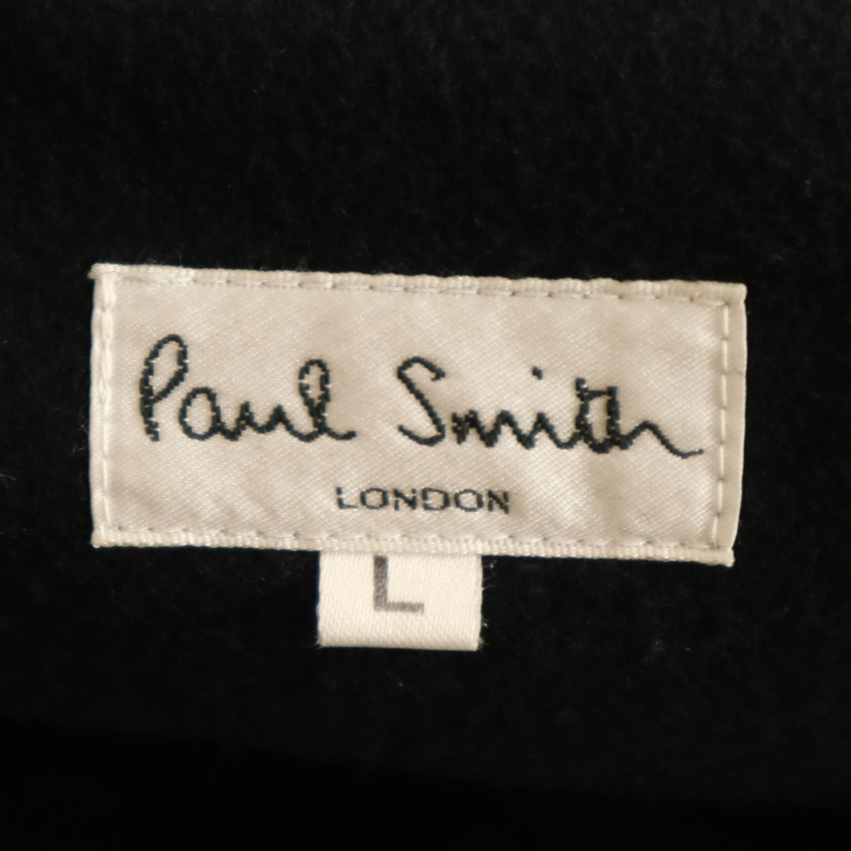 Paul Smith LONDON ポールスミスロンドン 日本製 ダッフルコート L ブラック メンズ