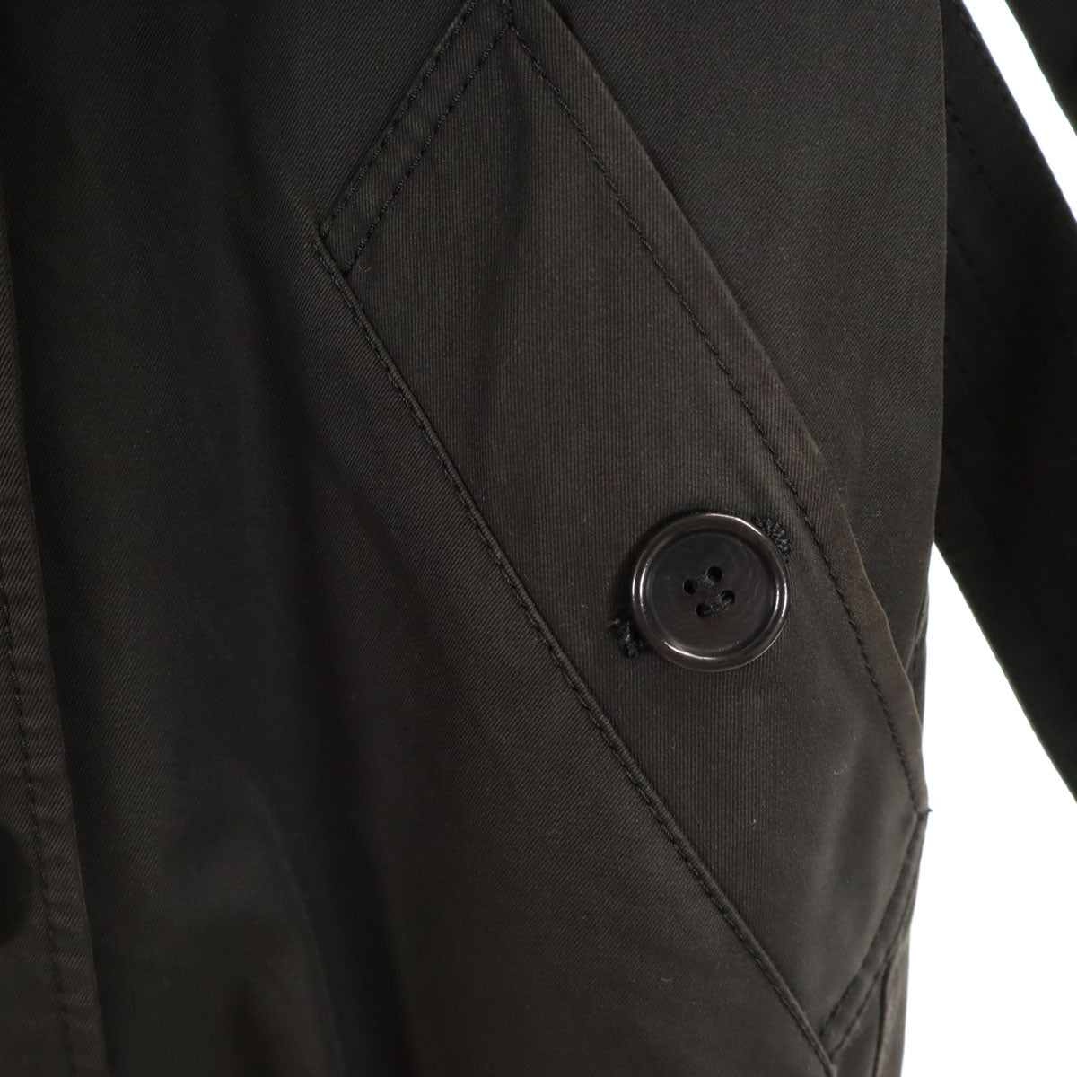 Paul Smith BLACK ポールスミス ブラック トレンチコート 40 ブラック ライナー付き レディース