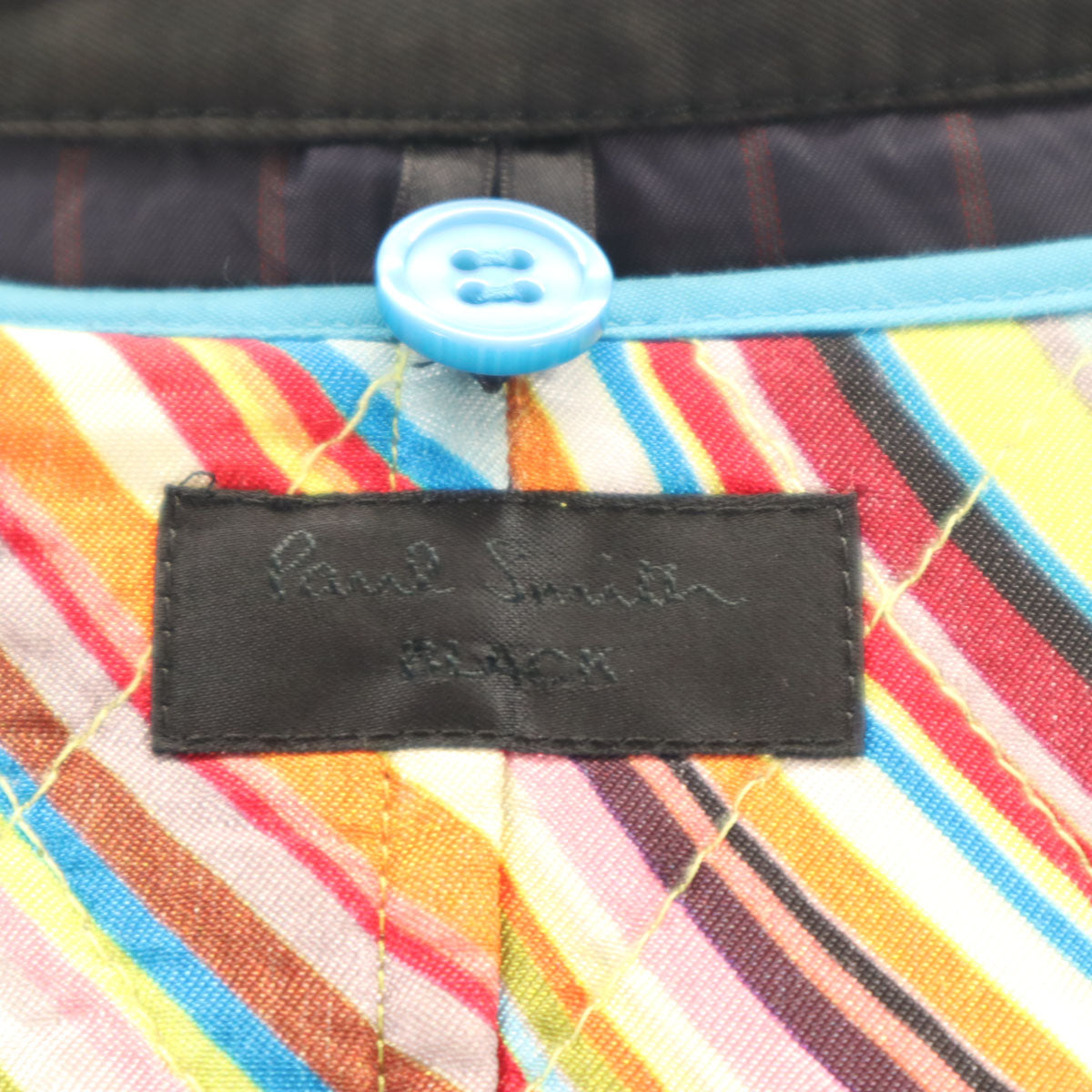 Paul Smith BLACK ポールスミス ブラック トレンチコート 40 ブラック ライナー付き レディース