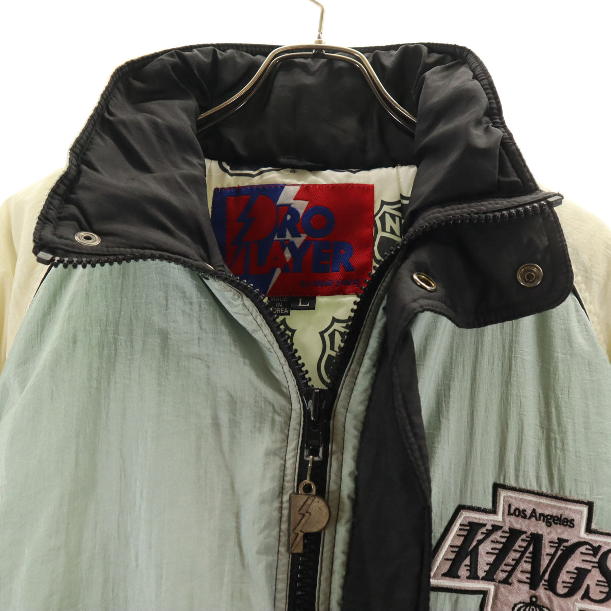PRO LAYER プロレイヤー NHL ロサンゼルス・キングス 中綿コート L グレー系 Los Angeles Kings メンズ