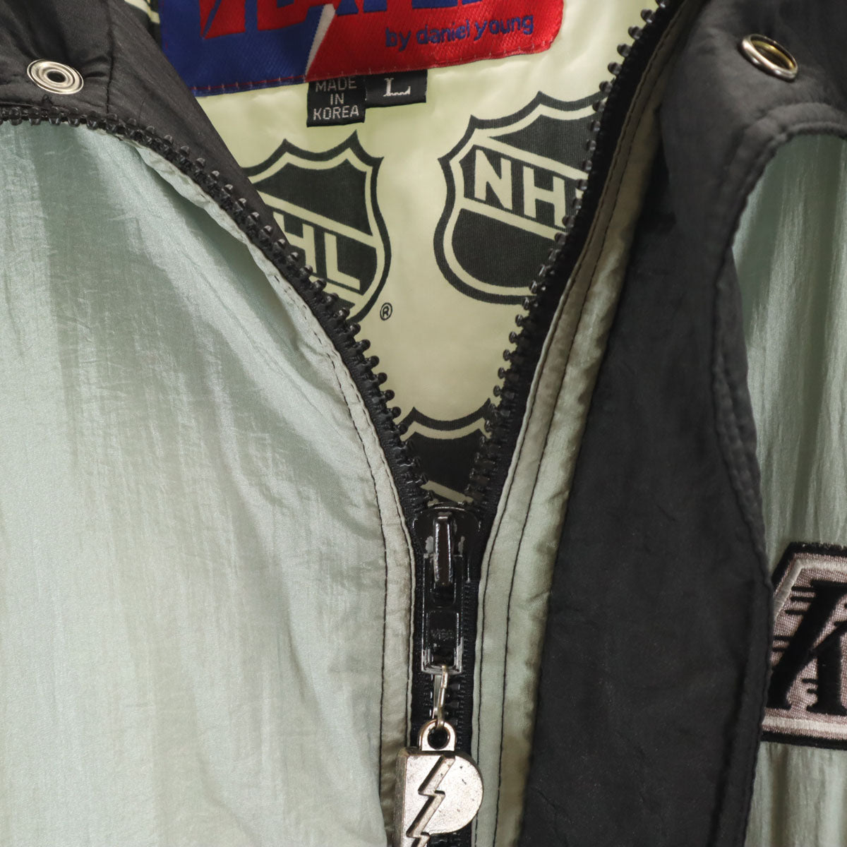 PRO LAYER プロレイヤー NHL ロサンゼルス・キングス 中綿コート L グレー系 Los Angeles Kings メンズ