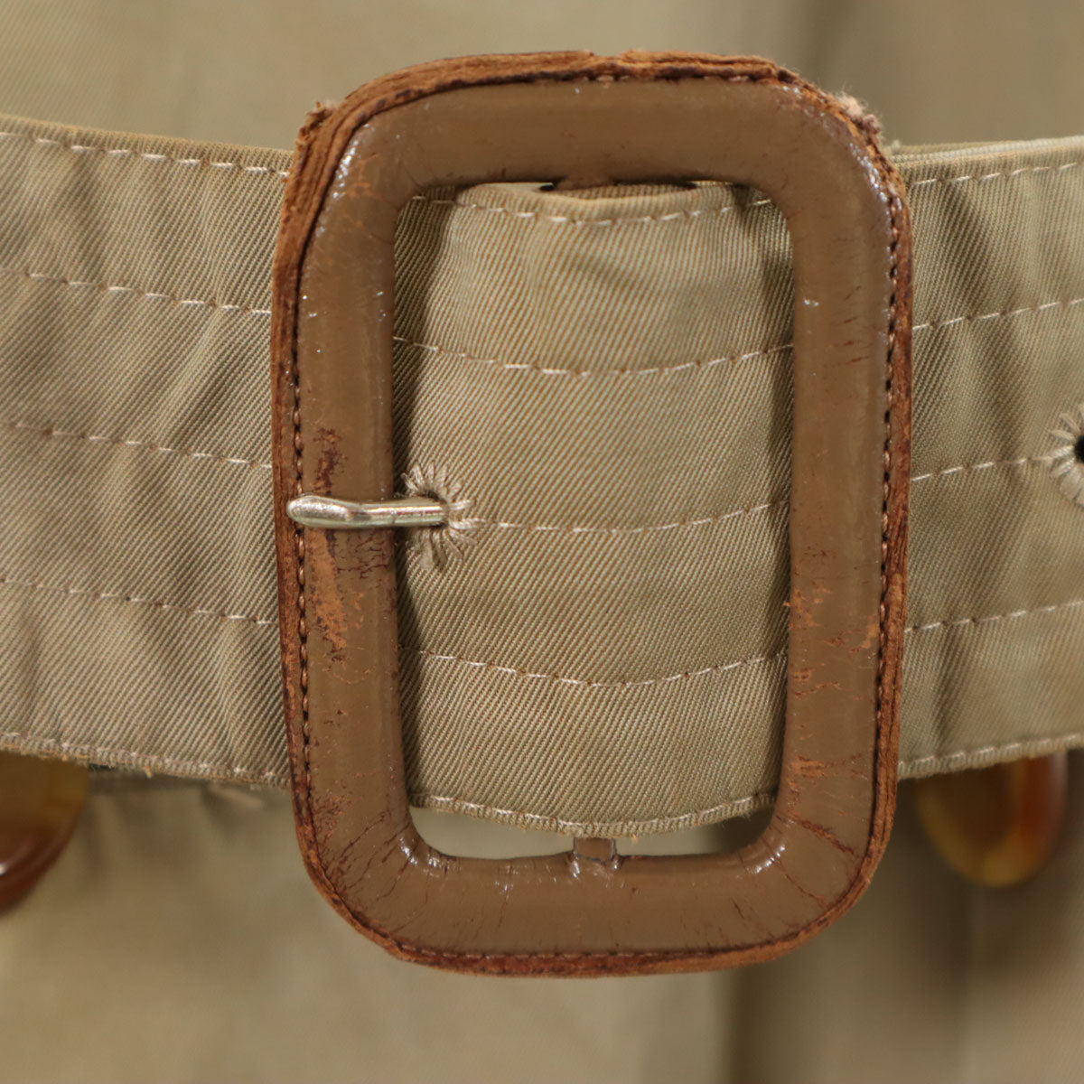 Aquascutum アクアスキュータム 70s 80s イングランド製 ヴィンテージ トレンチコート ベージュ系 ライナー付き メンズ