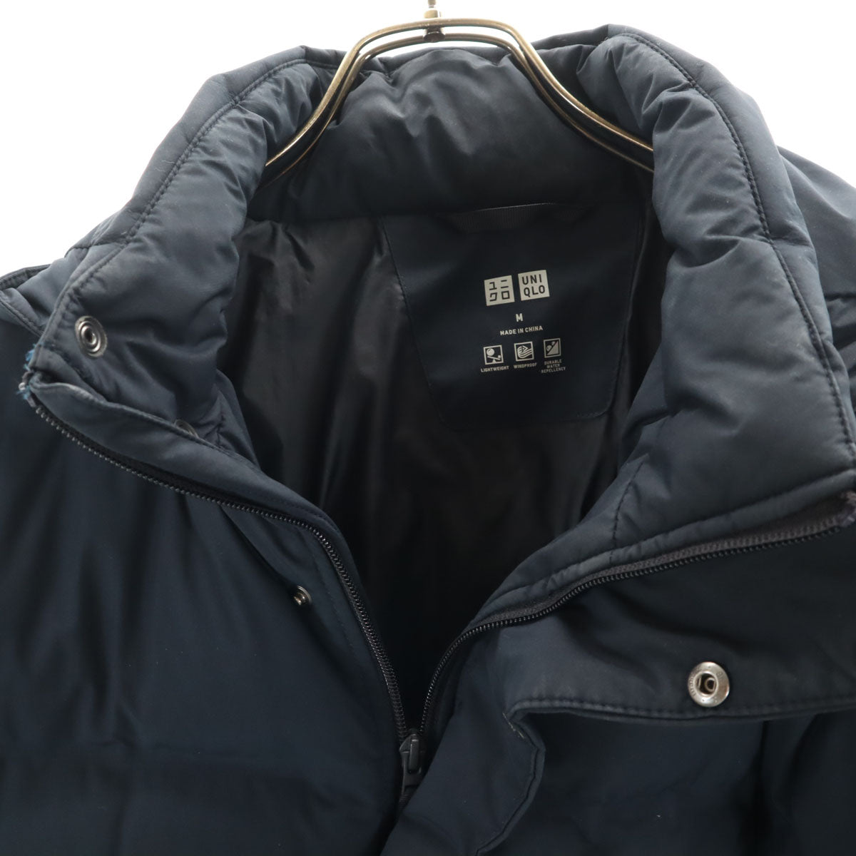 UNIQLO ユニクロ シームレス ダウンコート M ネイビー メンズ
