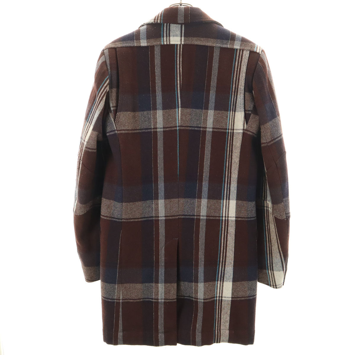 DIESEL ディーゼル チェック コート M ブラウン系 メンズ