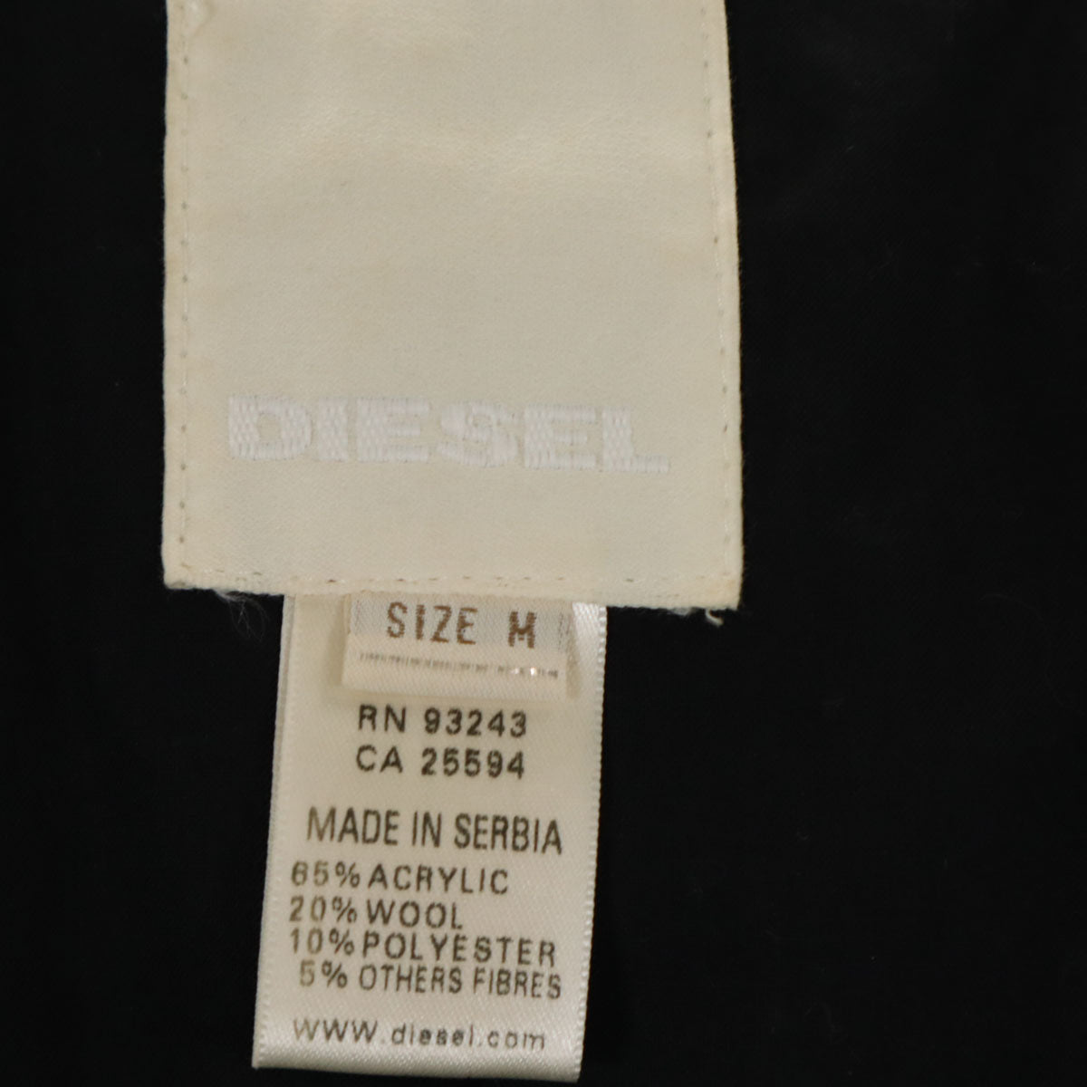 DIESEL ディーゼル チェック コート M ブラウン系 メンズ