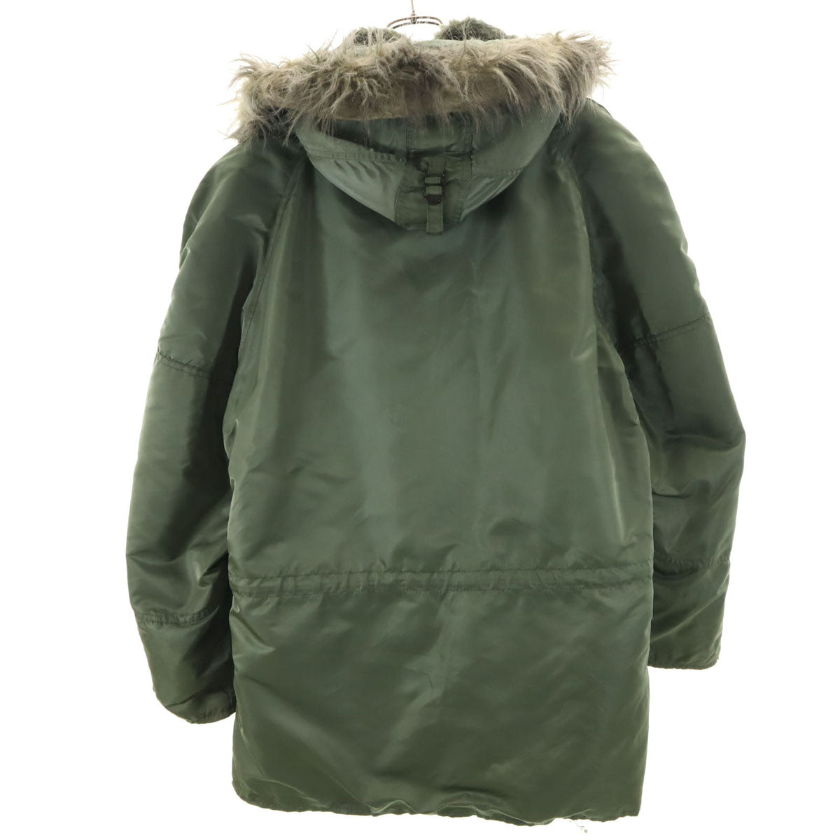 ALPHA INDUSTRIES INC アルファインダストリーズ USA製 ナイロン N3B ミリタリーコート L カーキ系 メンズ