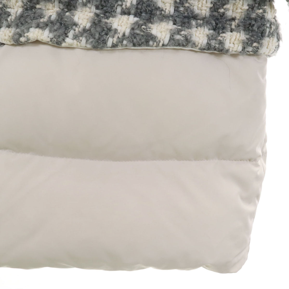 GRACE CLASS グレースクラス チェック ダウンコート 36 グレー系 レディース