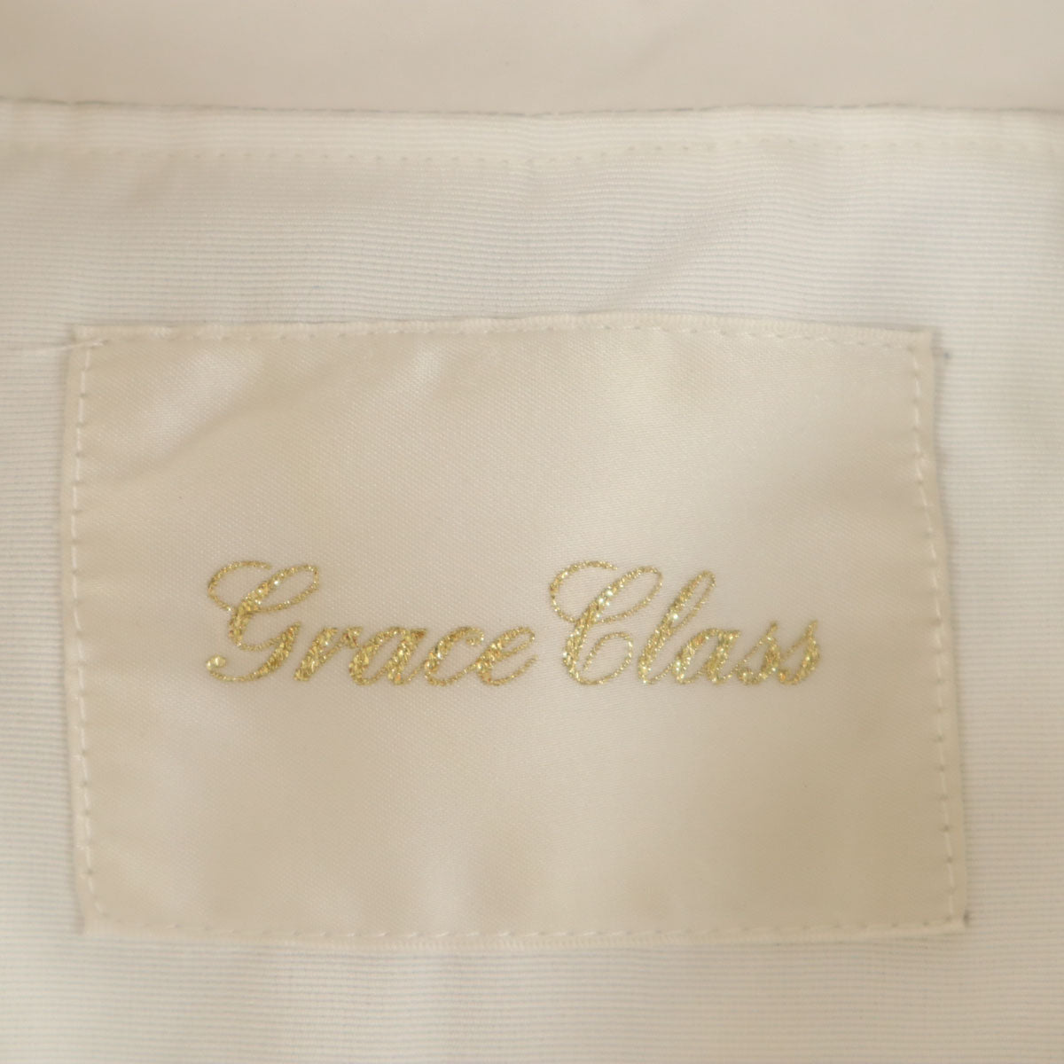 GRACE CLASS グレースクラス チェック ダウンコート 36 グレー系 レディース