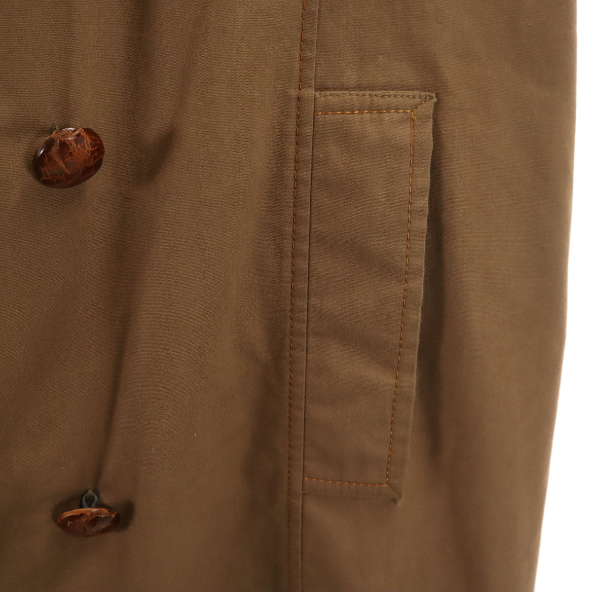 VAN HEUSEN ヴァンヒューゼン 70s ヴィンテージ ダブルブレスト コート 38 ブラウン 裏ボア メンズ