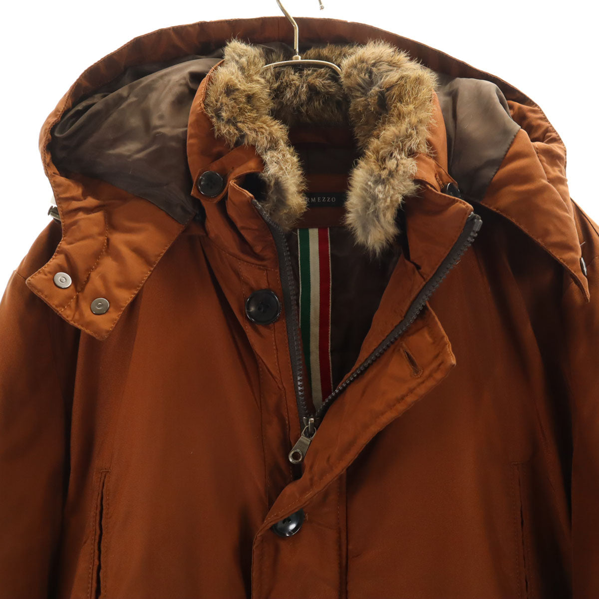 INTERMEZZO インターメッツォ ダウン モッズコート LL ブラウン メンズ