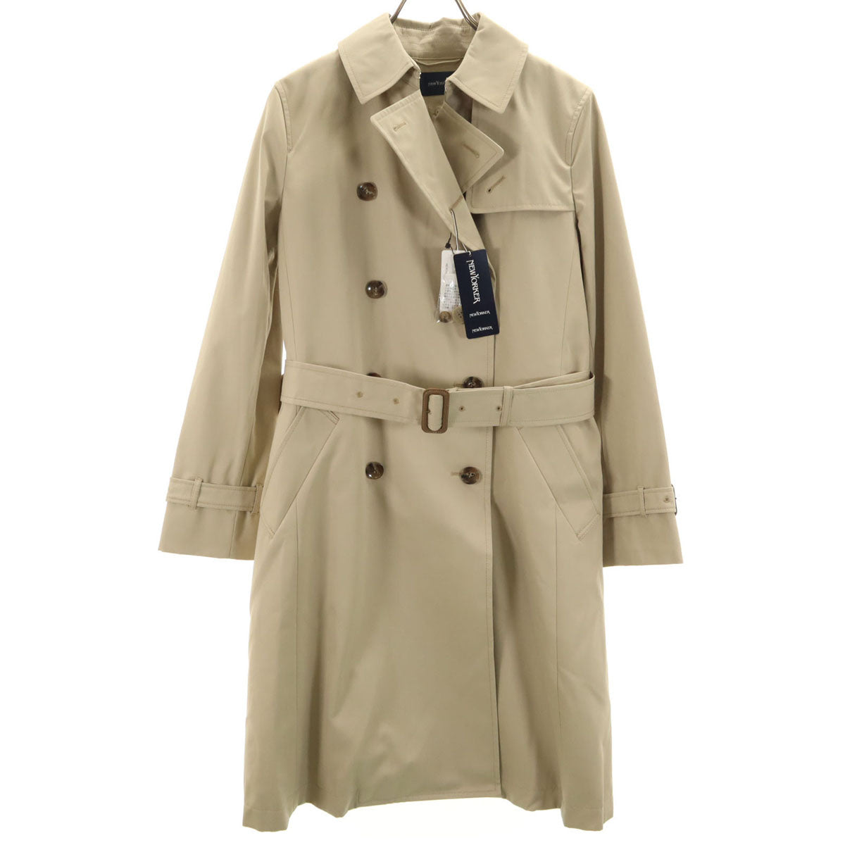 未使用 NEWYORKER ニューヨーカー トレンチコート 11AR ベージュ ライナー付き レディース
